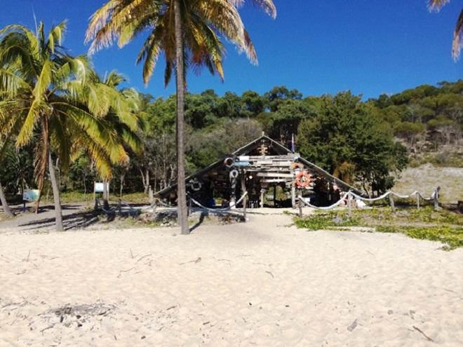 The iconic Percy Island Yacht Club, a must-see for boaties cruising Australia's Great Barrier Reef. © Riviera . http://www.riviera.com.au